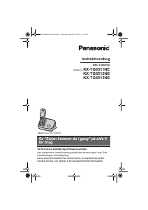 Brugsanvisning Panasonic KX-TG6512NE Trådløs telefon