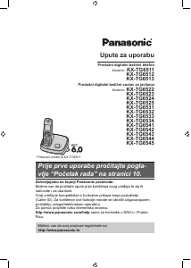 Priručnik Panasonic KX-TG6523 Bežični telefon