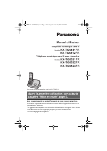 Mode d’emploi Panasonic KX-TG6523 Téléphone sans fil