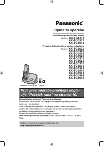 Priručnik Panasonic KX-TG6532 Bežični telefon