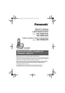 Manuál Panasonic KX-TG6621FX Bezdrátový telefon