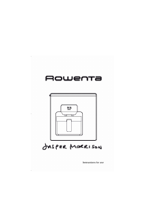 Handleiding Rowenta CG8002 Jasper Morrison Koffiezetapparaat