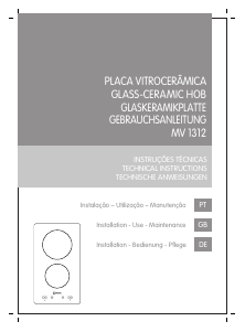 Bedienungsanleitung Meireles MV 1312 Kochfeld