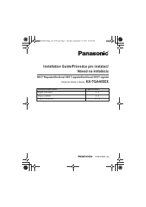 Návod Panasonic KX-TG6751FX Bezdrôtový telefón