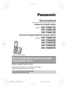 Kasutusjuhend Panasonic KX-TG6811E Traadita telefon