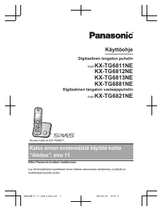 Käyttöohje Panasonic KX-TG6811NE Langaton puhelin