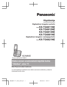 Käyttöohje Panasonic KX-TG6813NE Langaton puhelin