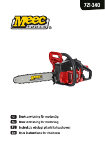 Bruksanvisning Meec Tools 721-340 Kedjesåg