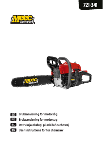 Manual Meec Tools 721-341 Chainsaw
