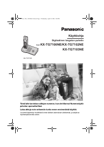 Käyttöohje Panasonic KX-TG7100NE Langaton puhelin