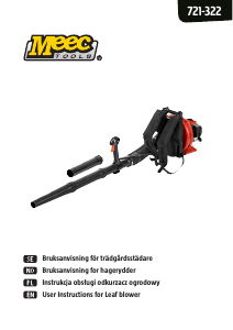 Bruksanvisning Meec Tools 721-322 Løvblåser