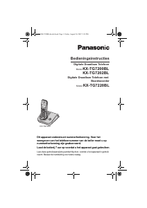 Handleiding Panasonic KX-TG7200BL Draadloze telefoon