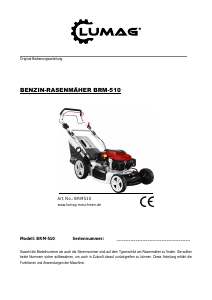 Bedienungsanleitung Lumag BRM-510 Rasenmäher