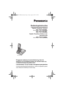 Handleiding Panasonic KX-TG7220BL Draadloze telefoon