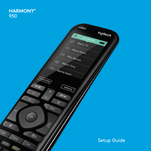 Handleiding Logitech Harmony 950 Afstandsbediening