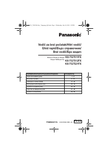Priročnik Panasonic KX-TG7521 Brezžični telefon