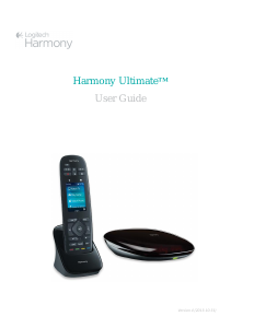 Manual Logitech Harmony Ultimate Remote Control