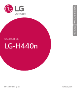 Instrukcja LG H440n Spirit Telefon komórkowy