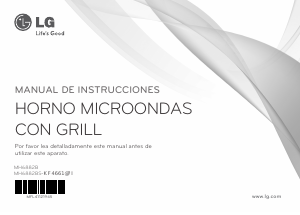 Manual de uso LG MH6882B Microondas