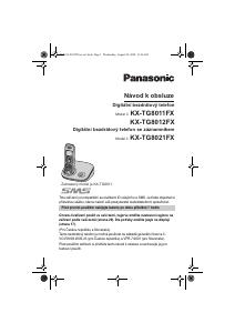 Manuál Panasonic KX-TG8011FX Bezdrátový telefon