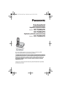 Kasutusjuhend Panasonic KX-TG8011FX Traadita telefon