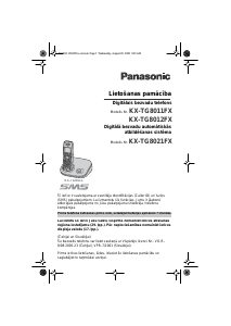 Rokasgrāmata Panasonic KX-TG8011FX Bezvadu tālrunis