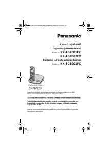 Kasutusjuhend Panasonic KX-TG8012FX Traadita telefon