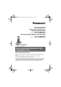 Kasutusjuhend Panasonic KX-TG8051FX Traadita telefon
