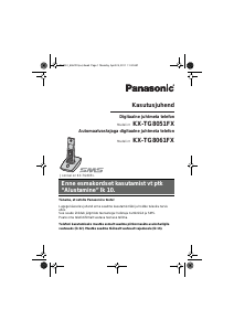 Kasutusjuhend Panasonic KX-TG8061FX Traadita telefon