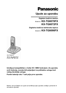 Priručnik Panasonic KX-TG8070FX Bežični telefon