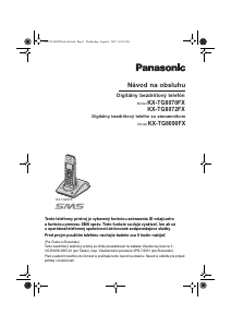 Návod Panasonic KX-TG8072FX Bezdrôtový telefón