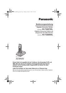 Bedienungsanleitung Panasonic KX-TG8090SL Schnurlose telefon