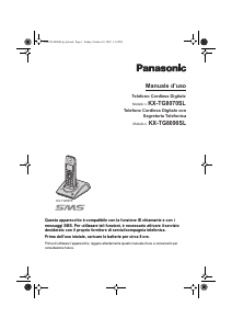 Manuale Panasonic KX-TG8090SL Telefono senza fili
