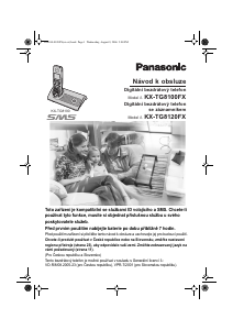Manuál Panasonic KX-TG8100FX Bezdrátový telefon