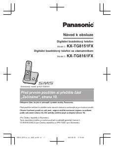 Manuál Panasonic KX-TG8151FX Bezdrátový telefon