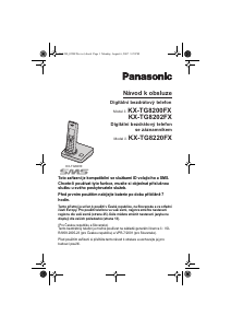 Manuál Panasonic KX-TG8200FX Bezdrátový telefon