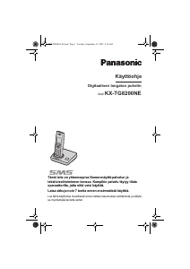 Käyttöohje Panasonic KX-TG8200NE Langaton puhelin