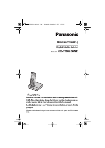 Bruksanvisning Panasonic KX-TG8200NE Trådlös telefon