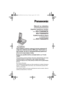 Návod Panasonic KX-TG8220FX Bezdrôtový telefón