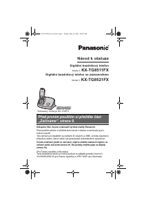 Manuál Panasonic KX-TG8511FX Bezdrátový telefon