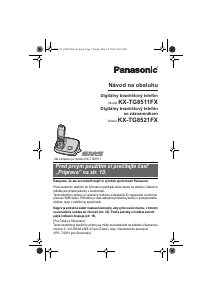 Návod Panasonic KX-TG8521FX Bezdrôtový telefón