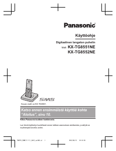 Käyttöohje Panasonic KX-TG8552NE Langaton puhelin