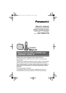 Manuál Panasonic KX-TG8611FX Bezdrátový telefon