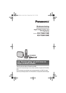 Bruksanvisning Panasonic KX-TG8611NE Trådlös telefon
