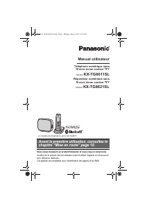 Mode d’emploi Panasonic KX-TG8611SL Téléphone sans fil