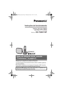 Manual Panasonic KX-TG8611SP Telefone sem fio