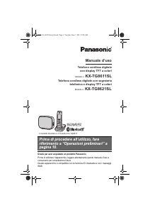 Manuale Panasonic KX-TG8621SL Telefono senza fili