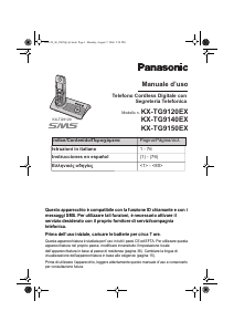 Manual de uso Panasonic KX-TG9120EX Teléfono inalámbrico