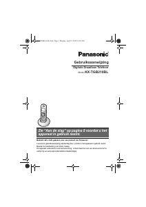 Handleiding Panasonic KX-TGB210BL Draadloze telefoon