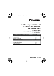 Priručnik Panasonic KX-TGB210FX Bežični telefon